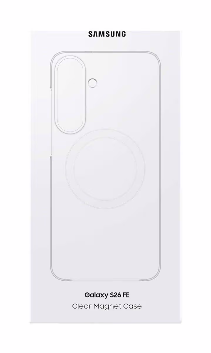 Image of Samsung S26 FE Hard-Cover Clear Magnet Case Transparent Magnethülle – Handyhülle/Handy Tasche