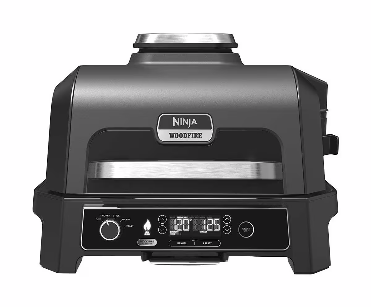 Image of Ninja OG850CH Woodfire Pro XL Elektrogrill – schwarz / grau