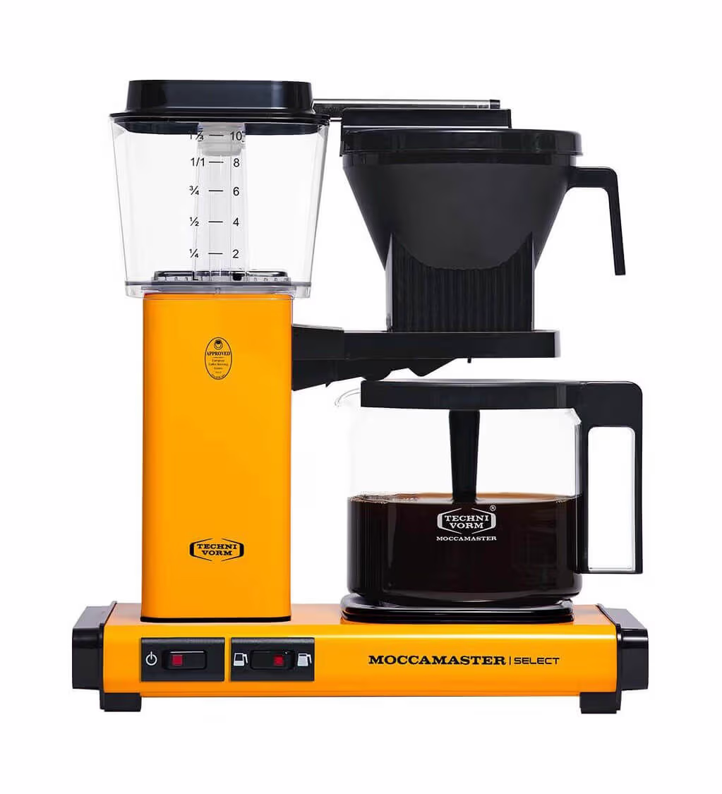 Image of Moccamaster KBG Select - yellow pepper Filterkaffeemaschine – gelb