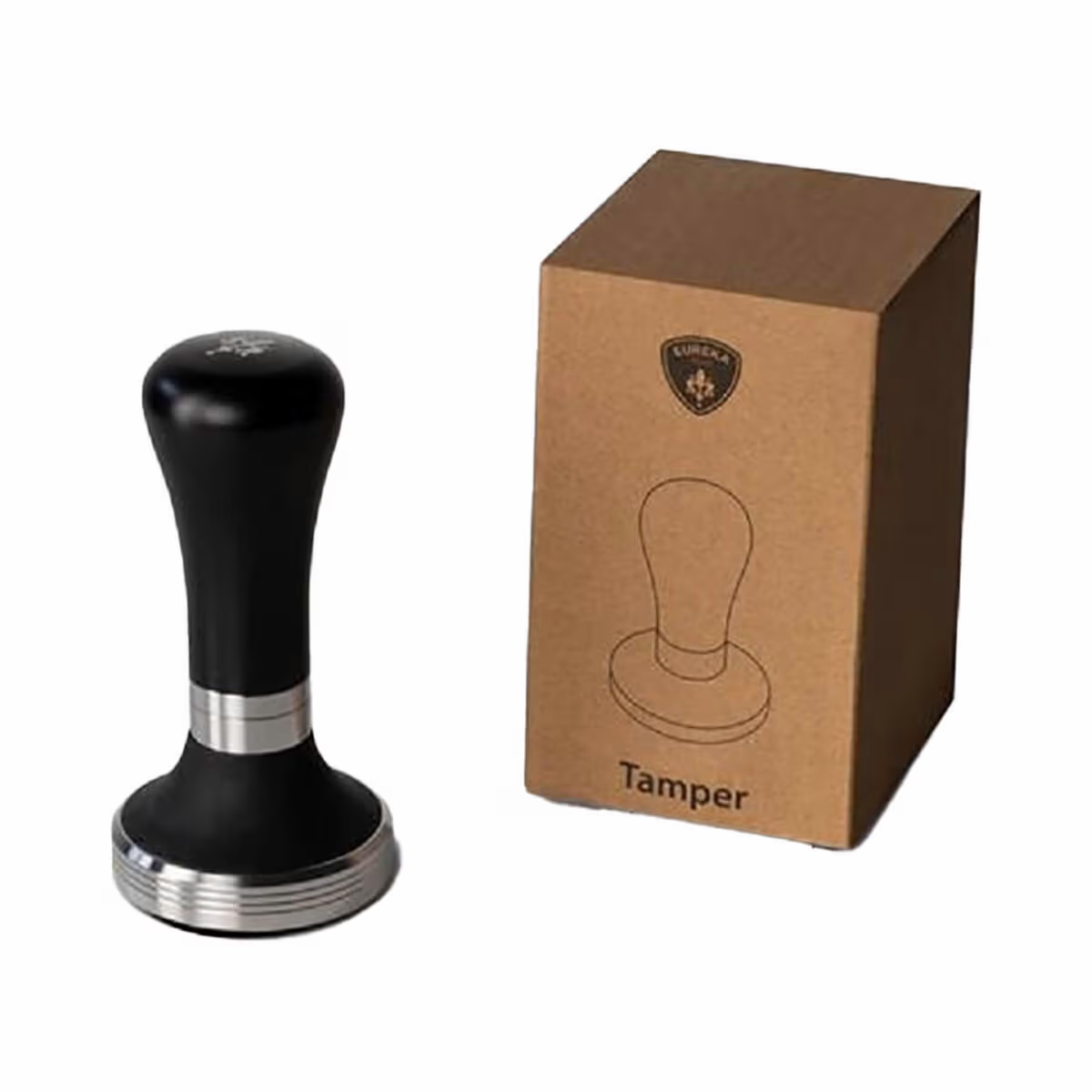 Image of Eureka Perfect Grip 58.3 mm Tamper – Siebträgermaschine Zubehör – edelstahl / schwarz