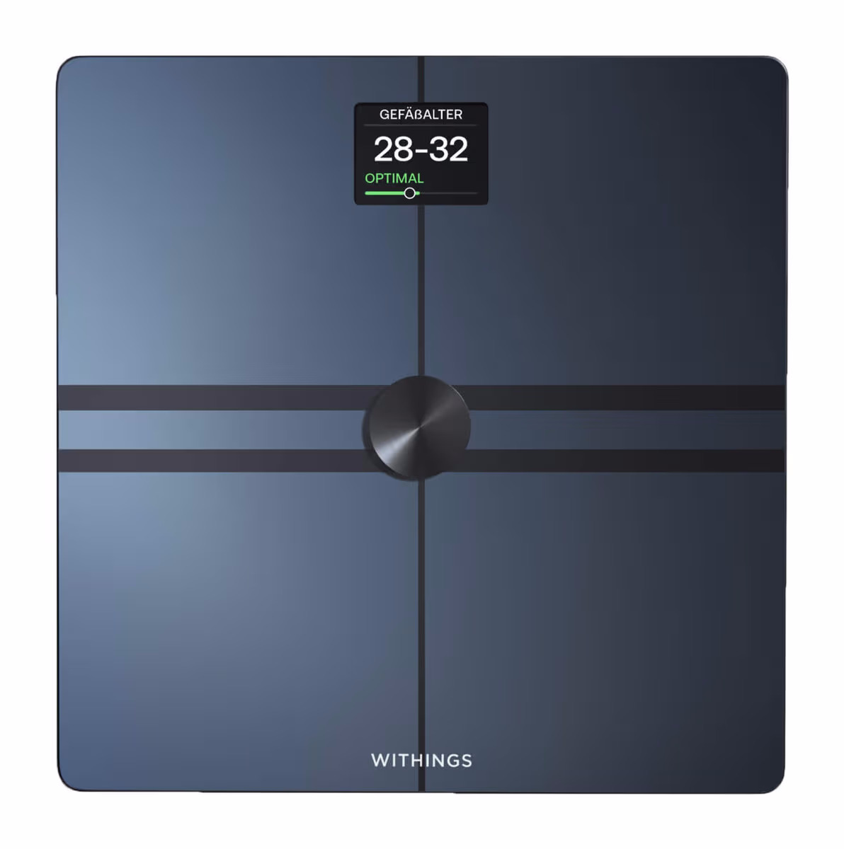 Withings Body Comp Black Analyse-Körperwaage – Körperanalysewaage/Körperfettwaage – schwarz