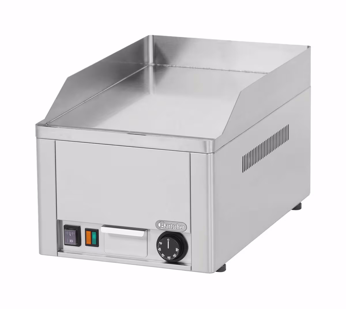 Bartscher Elektro-Griddleplatte 320, Chrom, glatt – Gastro Grill/Griddleplatte – edelstahl