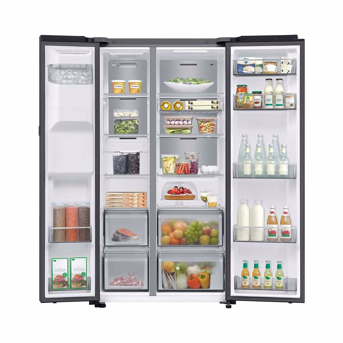 Image of Samsung RS80F64KEFWS Food Center – anthrazit
