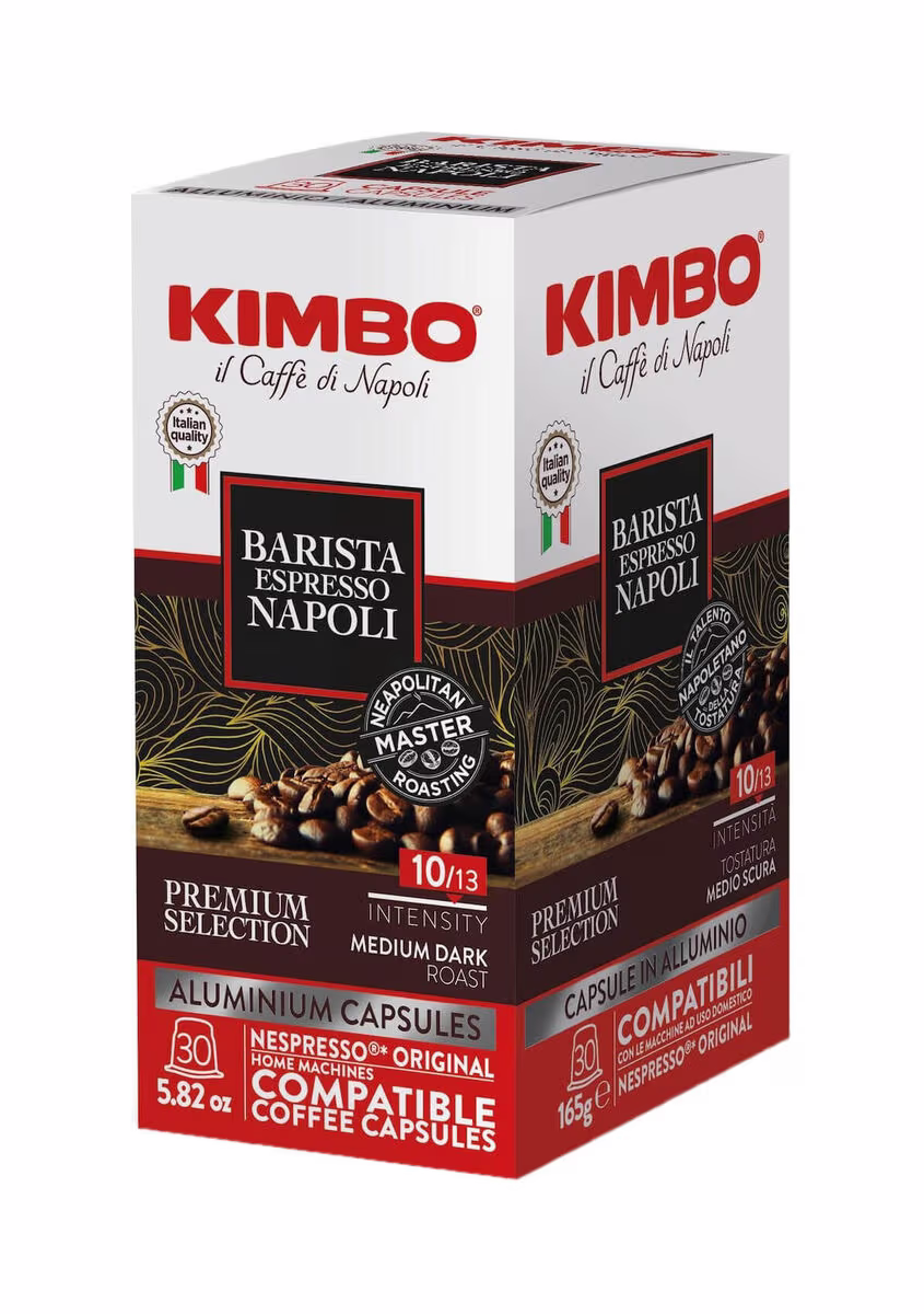 Image of Kimbo Napoli Alu Kapseln 30 Stk Kaffeekapseln – Diverse Kaffeekapseln/Kaffeepads
