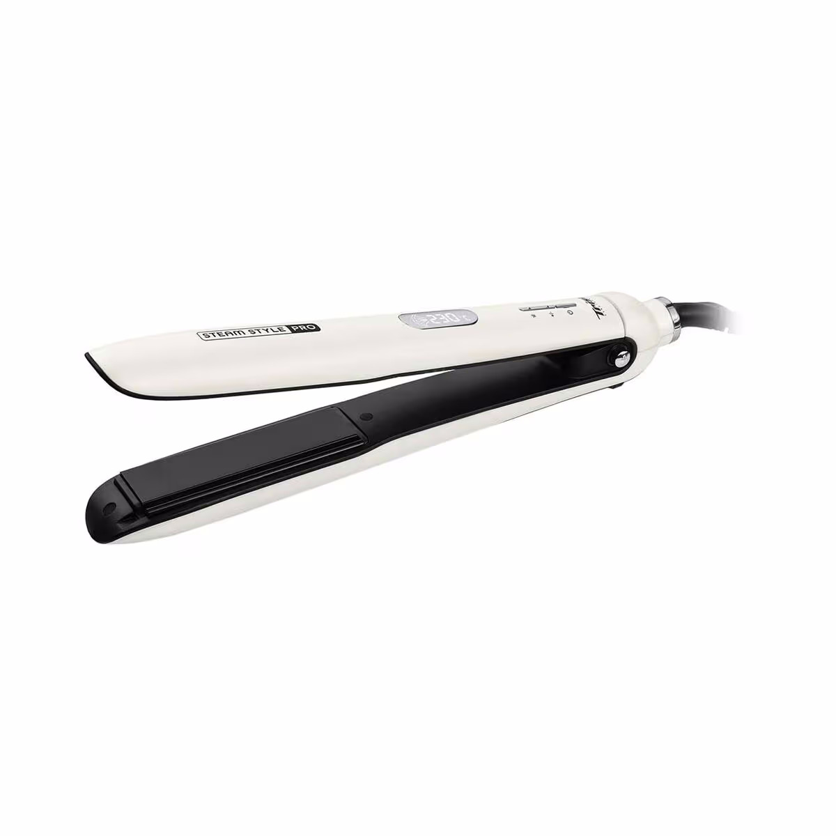 Image of Trisa Steam Style Pro Haarglätteisen mit Dampf – Glätteisen/Haarglätter – weiss