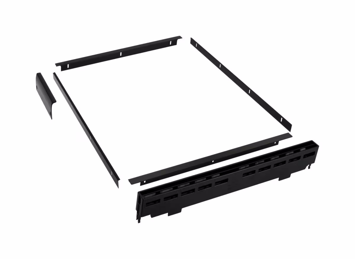Miele KDR sw K 31542-55 EF Dekorrahmen Zubehör Kühlschrank – Lüftungsgitter/Dekorrahmen/Türfronten – schwarz