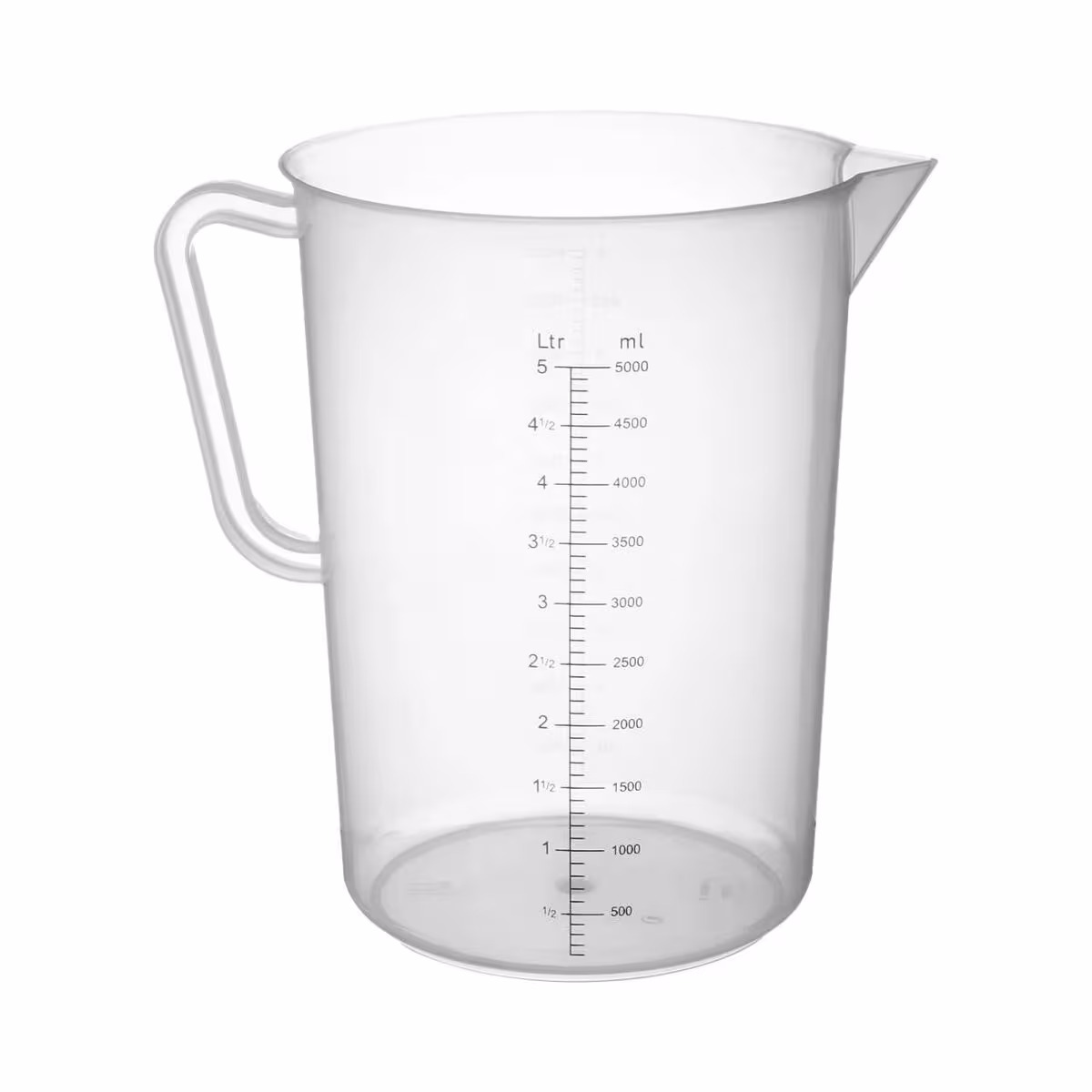 Hendi Messbecher Polyproylen 5L – Diverse Gastro Küchenutensilien – transparent