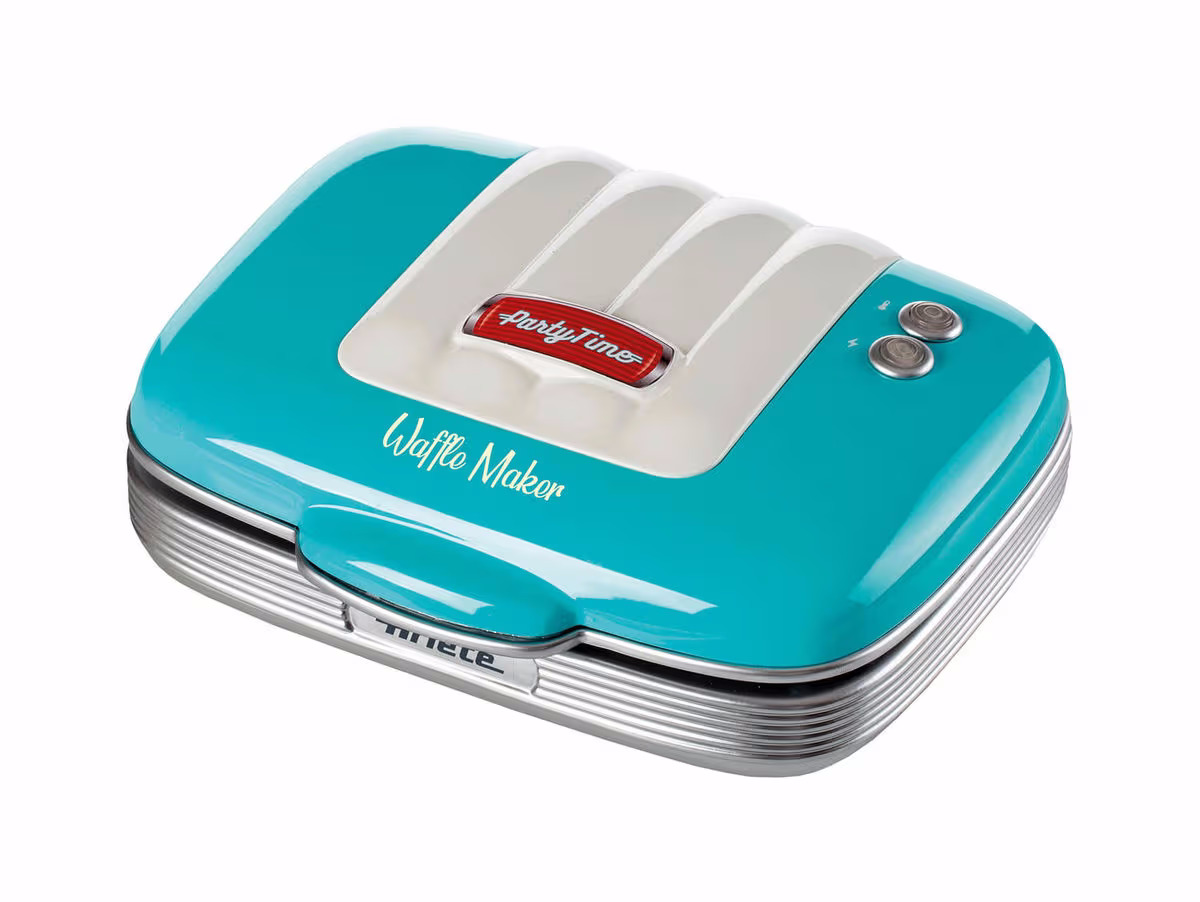 Ariete ARI-1973-BL blau Waffeleisen – Waffeleisen/Brezeleisen – türkis