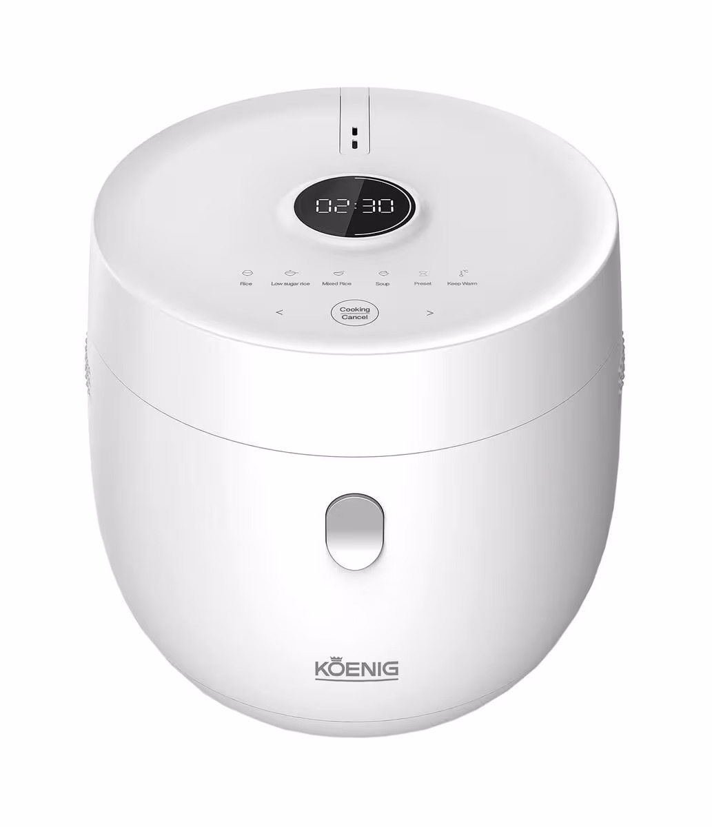 Koenig Low Carb Reiskocher – weiss