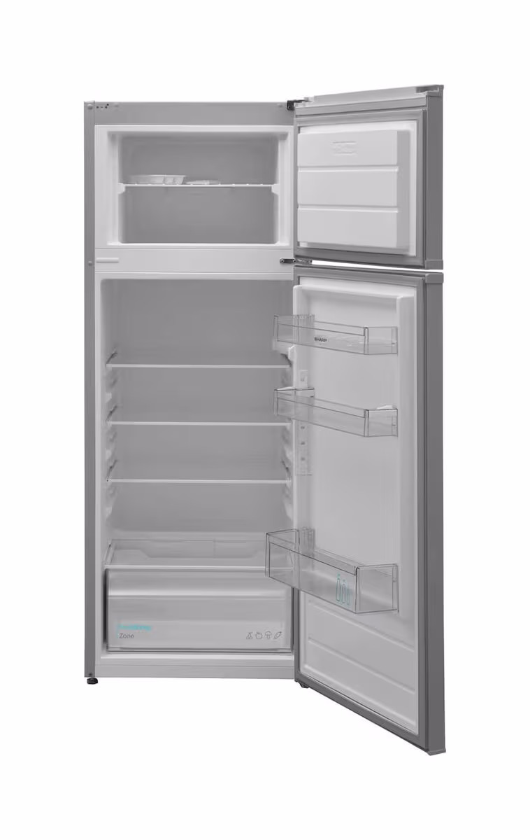 Sharp SJ-FTB01ITXSD-EU Kühlschrank mit Gefrierfach freistehend – grau