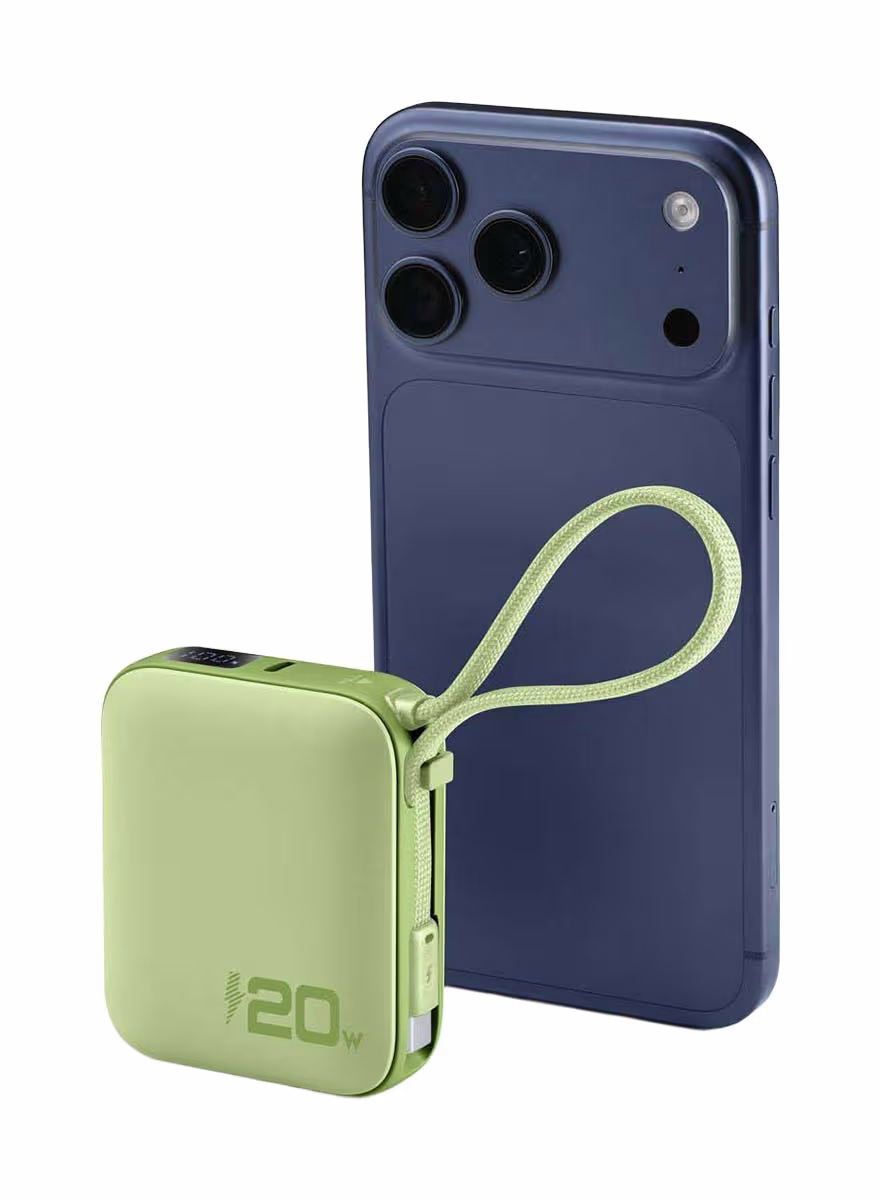 Image of Cellularline Pocket 10000 Green Powerbank