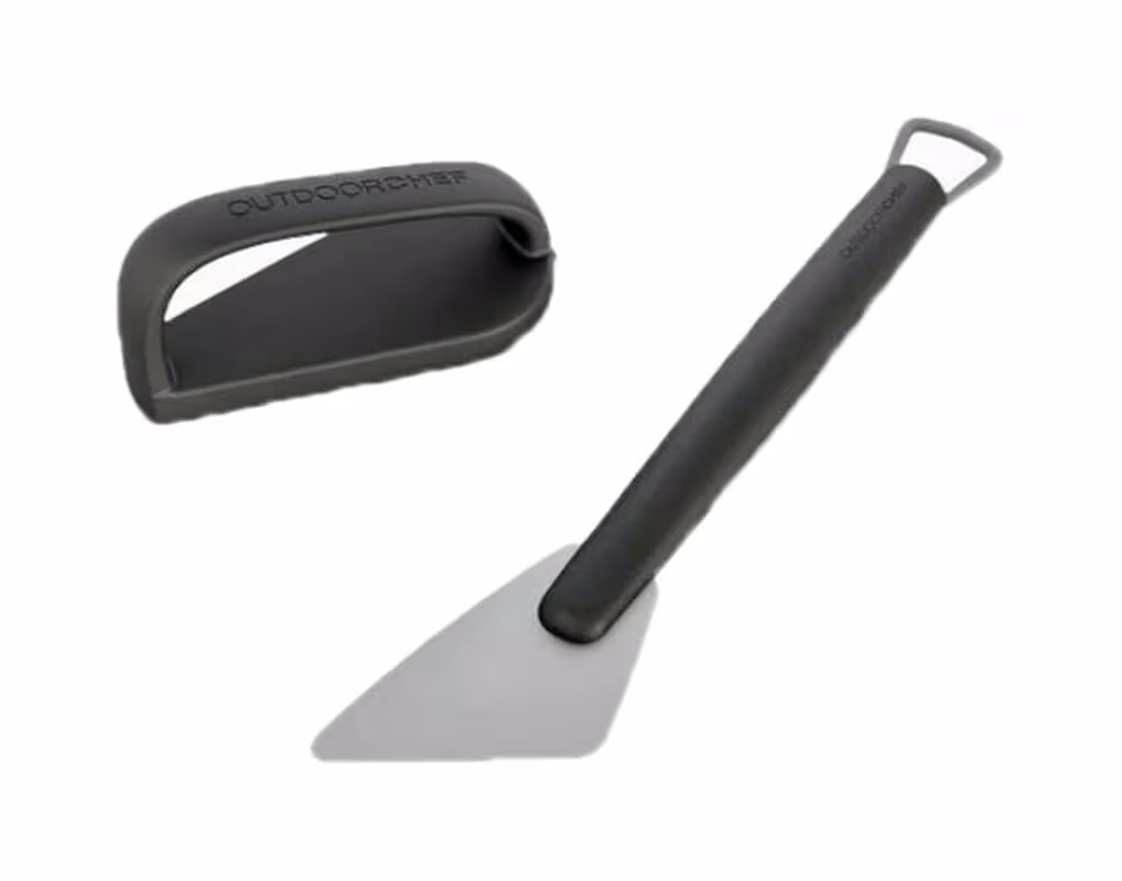 Image of OUTDOORCHEF Trichter Cleaning Set Zubehör Grillreinigung – Grillbürste/Grillreiniger – grau