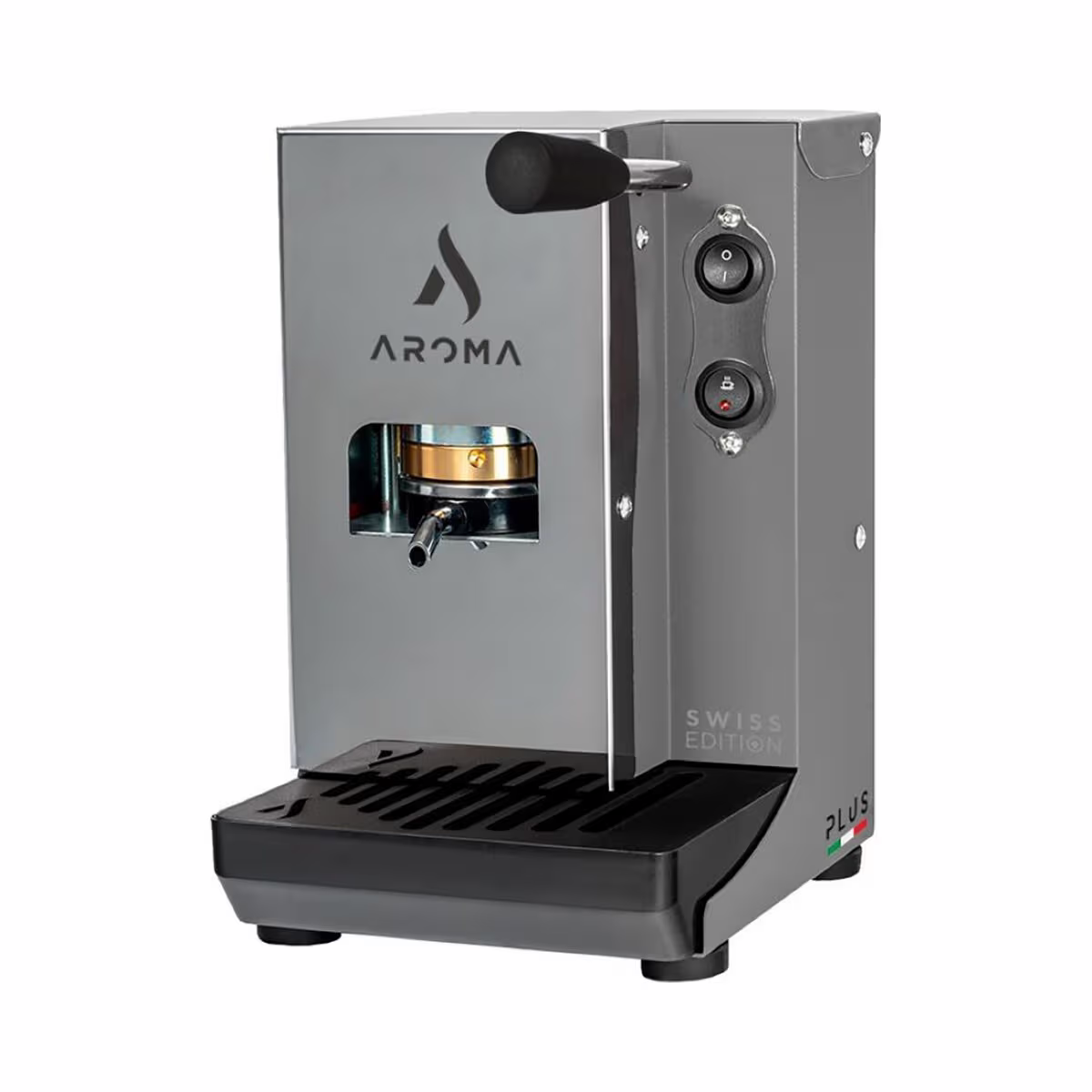 Image of AROMA Plus Basic Swiss Edition grau Kaffeemaschine – Kapselmaschine Divers
