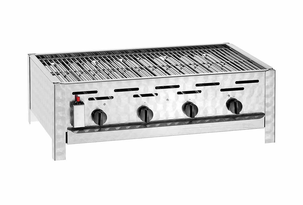 Image of Blaser Trösch PROFI 4 Gastrobräter – Gasgrill – silber