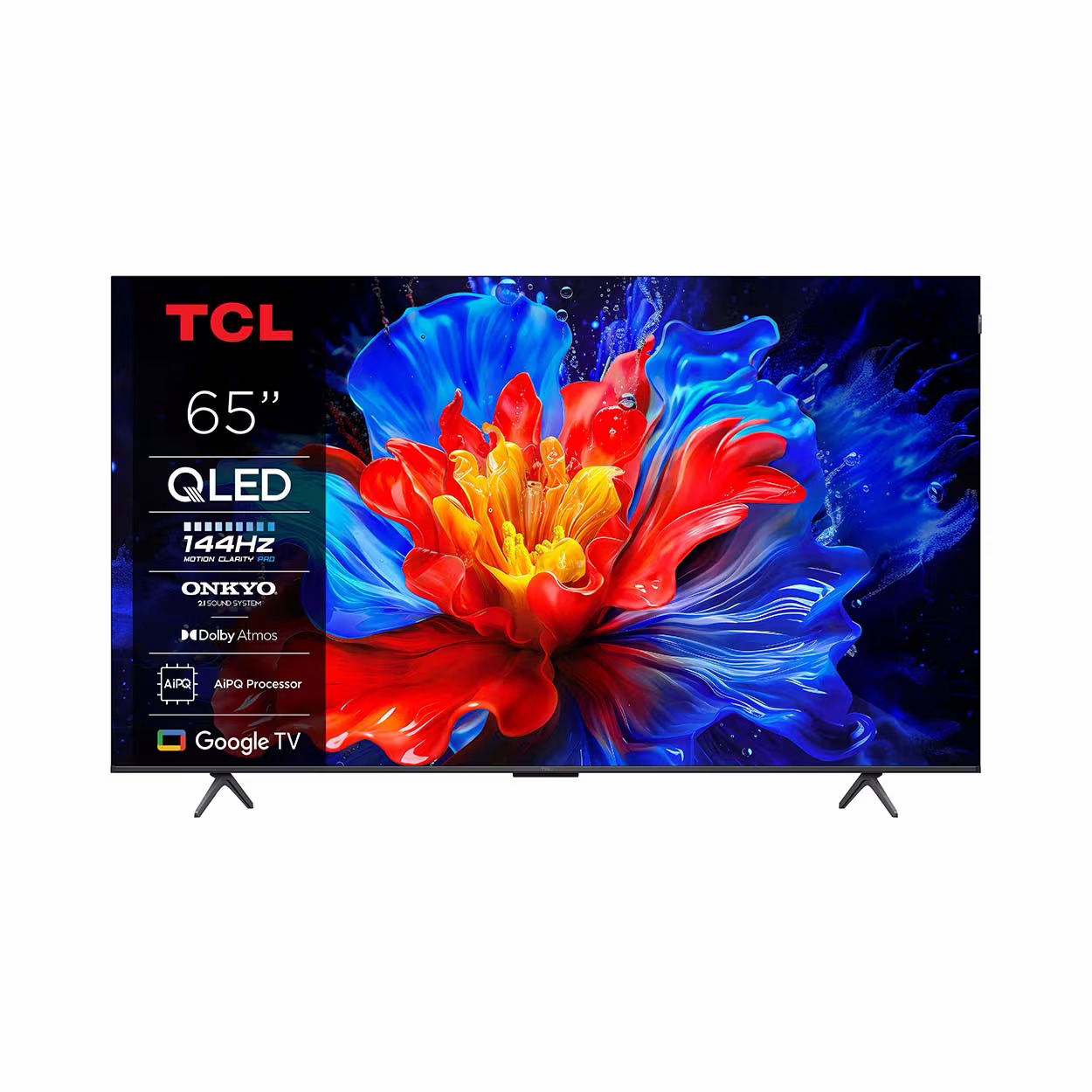 Image of TCL 65P8K - 65", 4K QLED, 144Hz, Google TV QLED TV – Fernseher – metallic