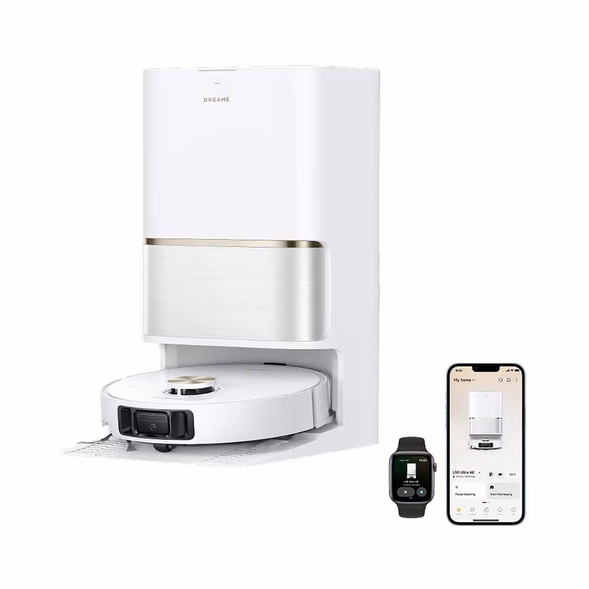 Image of Dreame L50 Ultra AE White Staubsauger Roboter – Staubsauger Roboter/Saugroboter – weiss