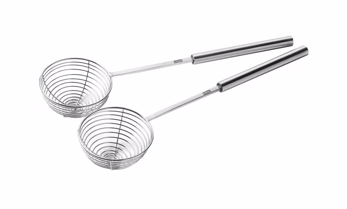 Stöckli Fonduesieb, 2 Stk. Sieb für Fischfondue – Raclette Zubehör/Fondue Zubehör – edelstahl