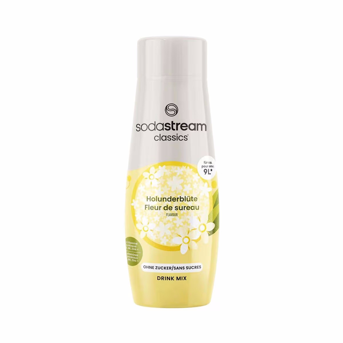 Image of Sodastream Soda-Mix Holunderblüte Zero 440 ml Sirup – Wassersprudler Sirup