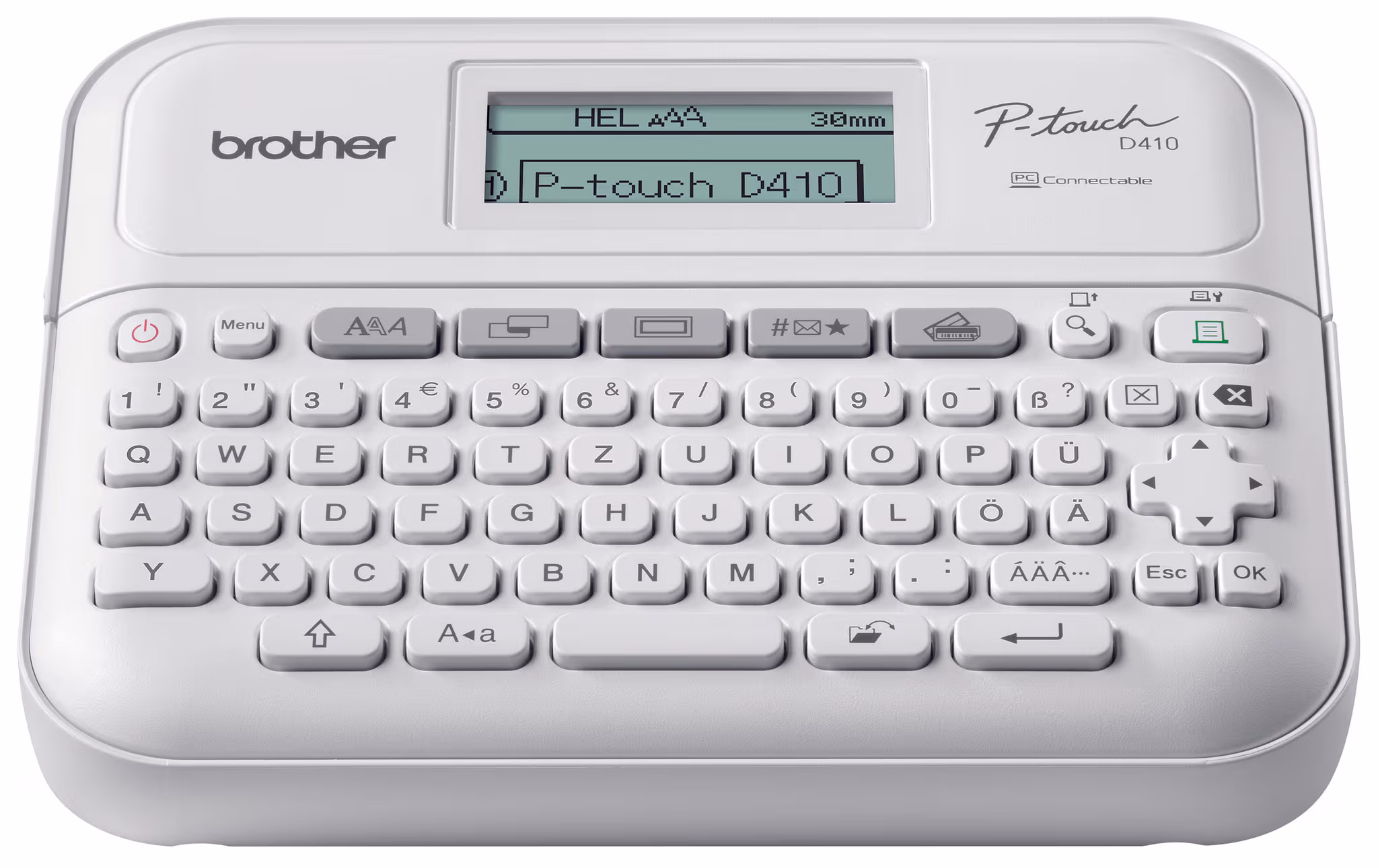 Brother PTD410RG1 Beschriftungsgerät – Etikettendrucker/Beschriftungsgerät