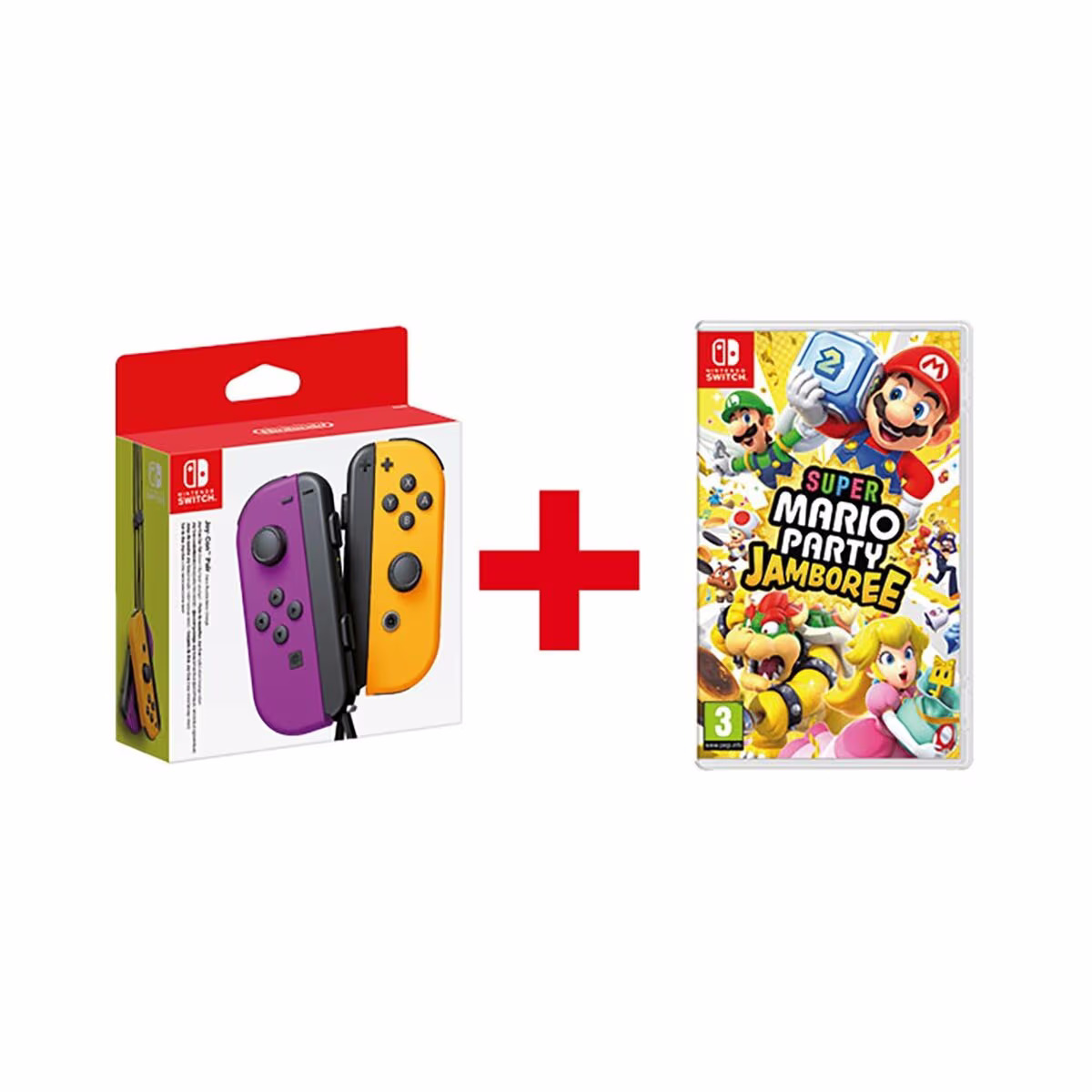 Image of Set Nintendo JC 2er Switch+SuperMarioP.J – Nintendo Switch Controller/Joy-Con
