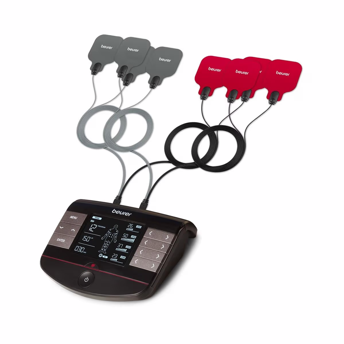 Image of Beurer EM 89 Heat Digital TENS/EMS Muskelstimulationsgerät – Muskelstimulator/EMS – schwarz