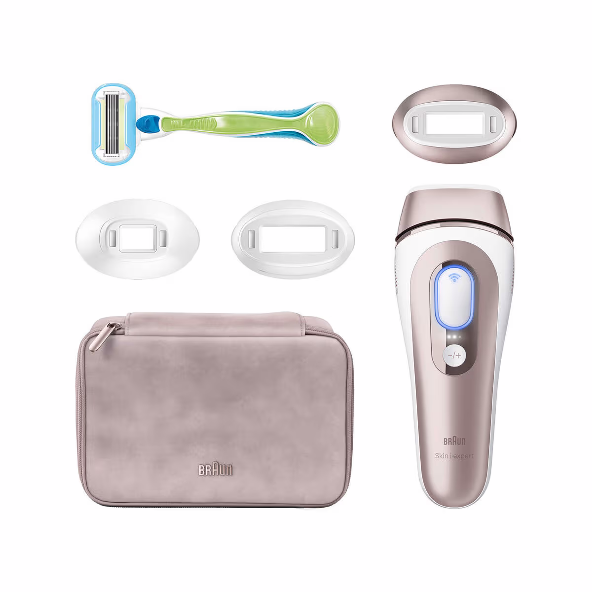 Image of Braun Skin i-expert Pro PL7253 IPL-Haarentfernungsgerät – IPL Gerät/IPL Haarentfernung – white / pink
