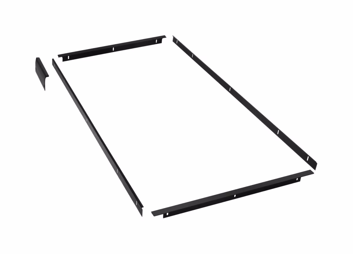 Miele KDR sw K 34543-55 EF Dekorrahmen Zubehör Kühlschrank – Lüftungsgitter/Dekorrahmen/Türfronten – schwarz