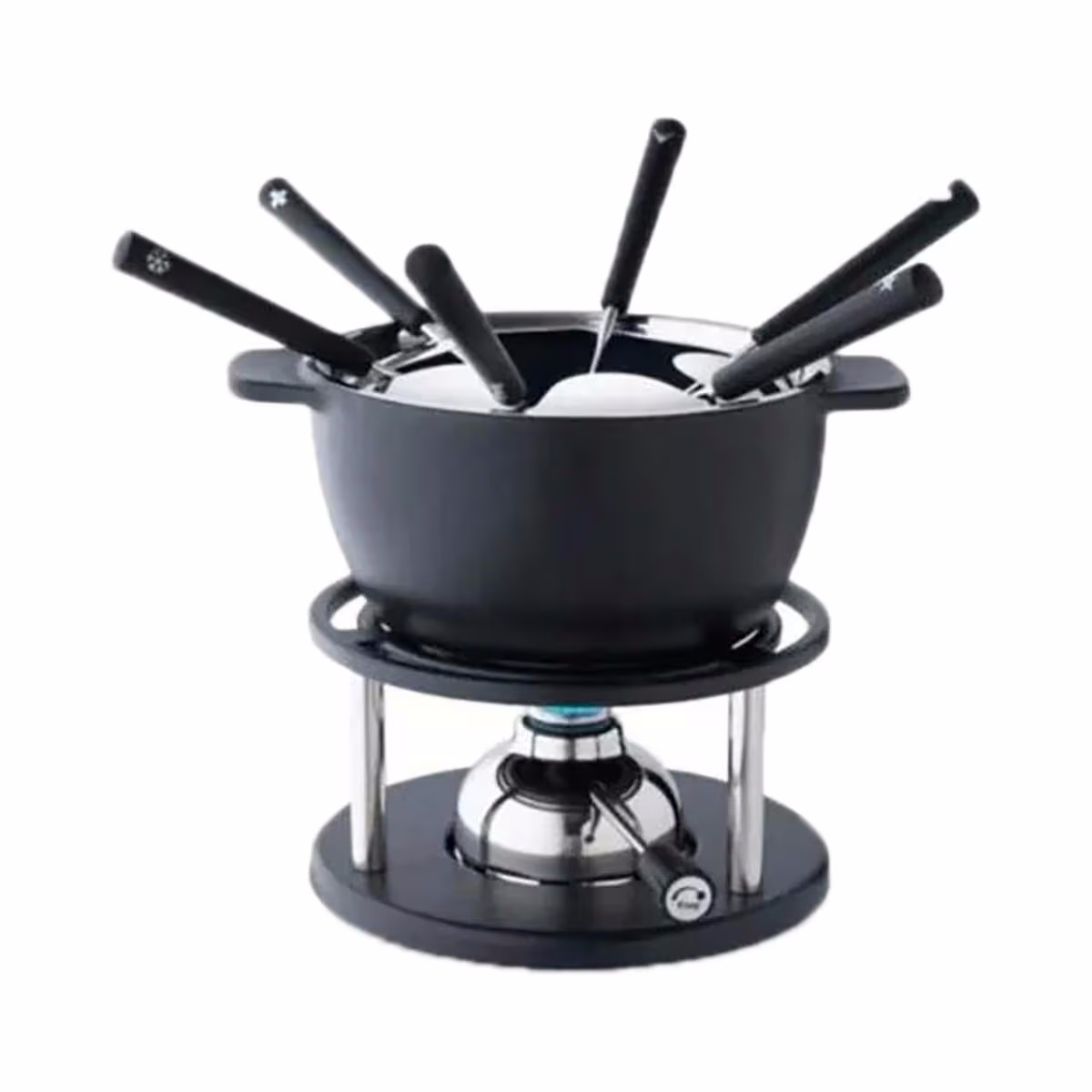 Kisag Fondue-Set Twin – Fondue Set – schwarz