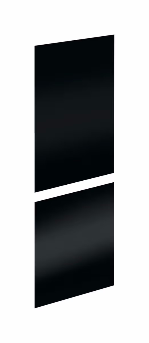 Miele KDB sw KF 35532-55 ED Dekorblatt Dekorblatt Einbau-Kühlschrank – Lüftungsgitter/Dekorrahmen/Türfronten – schwarz