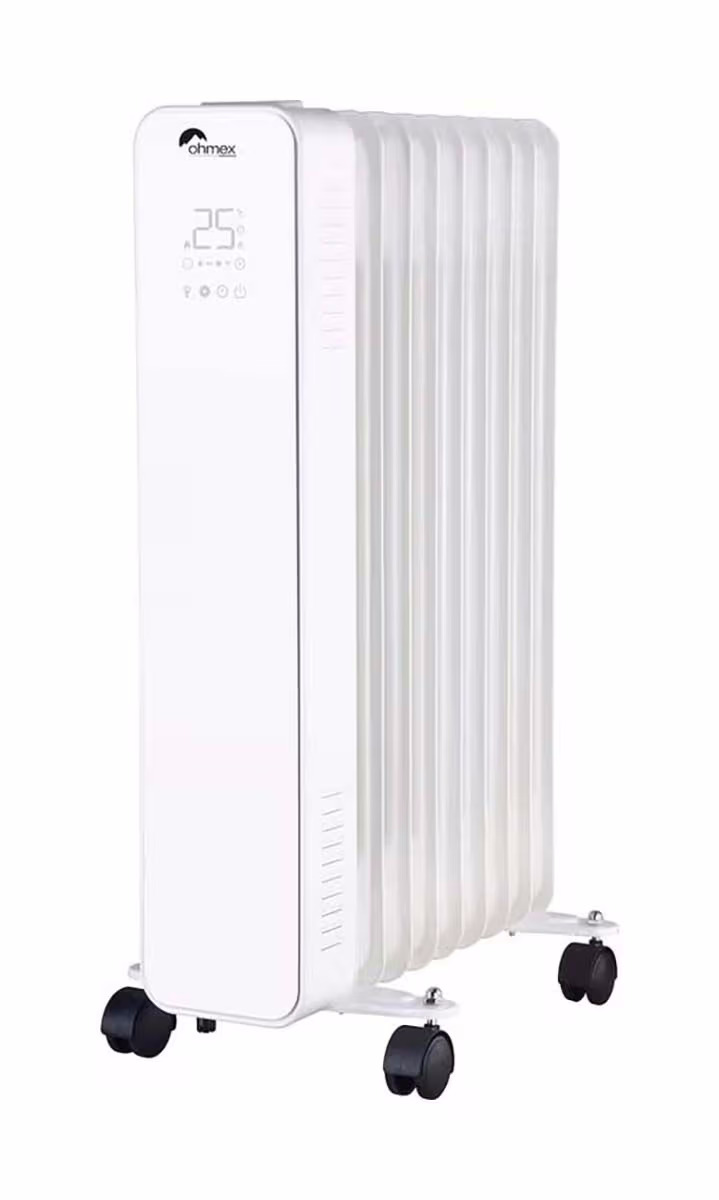 Ohmex HET-0920WIFI Ölradiator – Heizkörper/Radiator – weiss