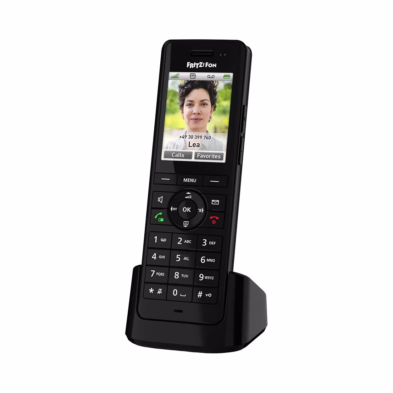 FRITZ! FON X6 BLACK DECT Telefon – Festnetz Telefon