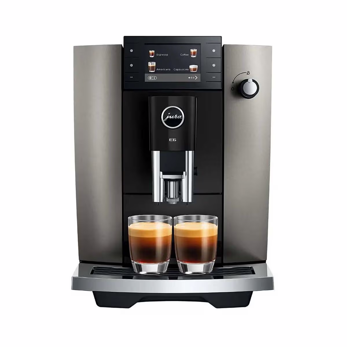 Image of JURA E6 Dark Inox (SD) Kaffeevollautomat – JURA Kaffeevollautomaten Haushalt