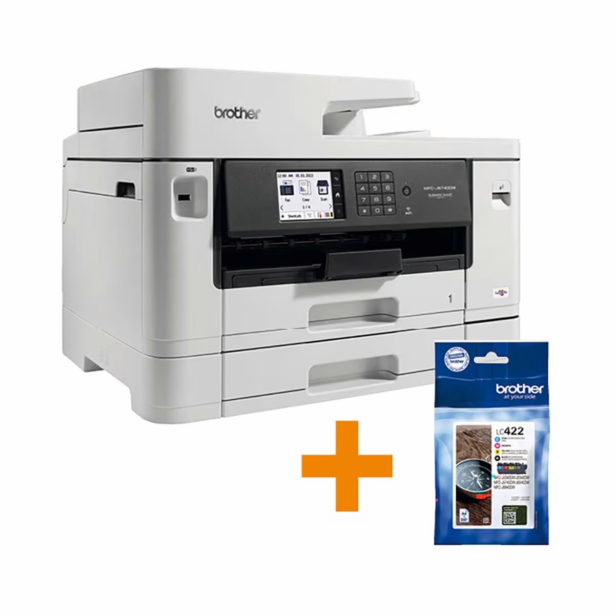 Image of Set Brother MFC-J5740DW + LC-422 Valuepa – Tintenstrahldrucker