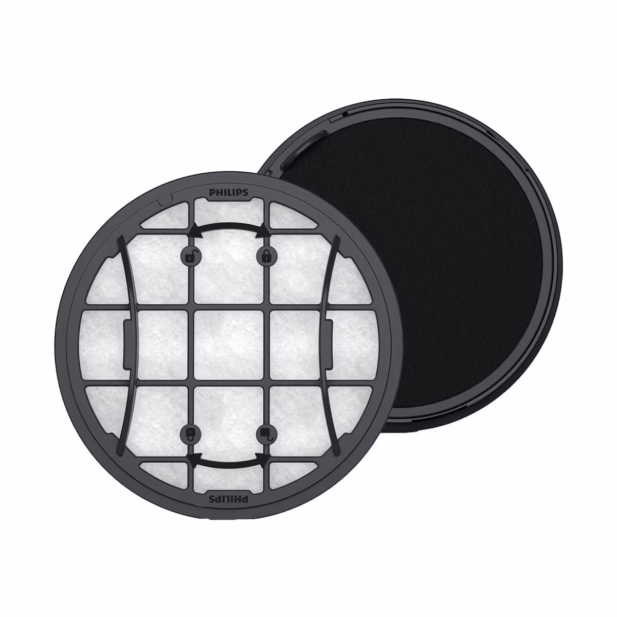 Philips Wechselfilterset für 7000/8000 Filter – Staubsaugerfilter – schwarz