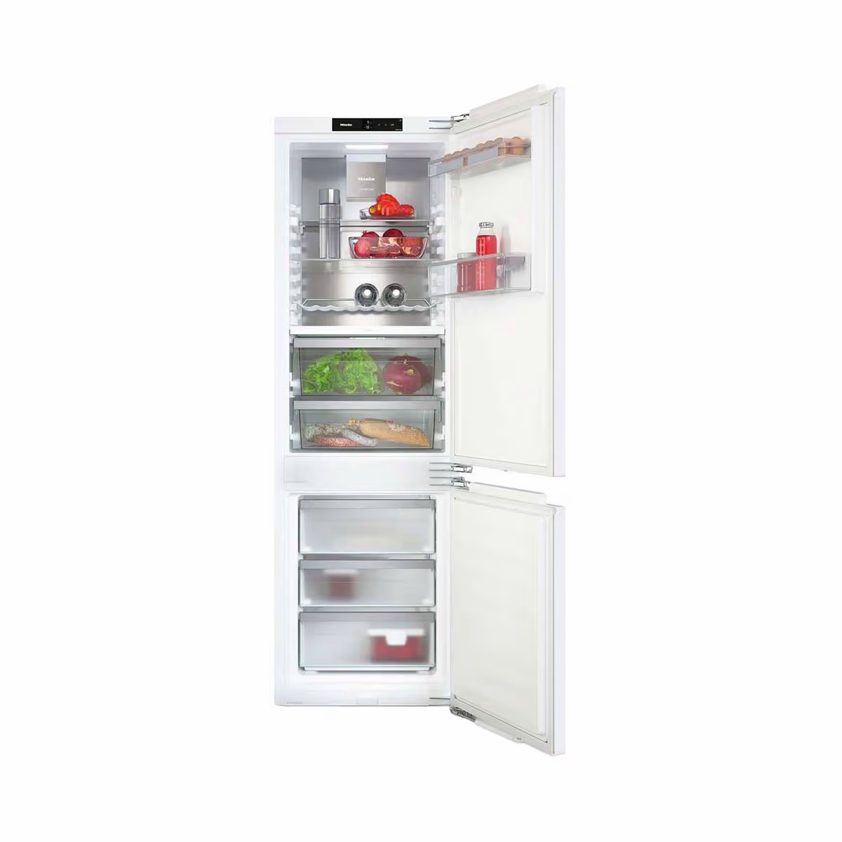 Image of Miele KFN7744C RE Kühlschrank mit Gefrierfach vollintegriert – Einbaukühlschrank mit Gefrierfach 60 cm vollintegriert