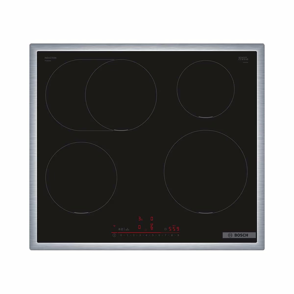 Bosch PIF645HB1E Induktionskochfeld mit Touch-Display