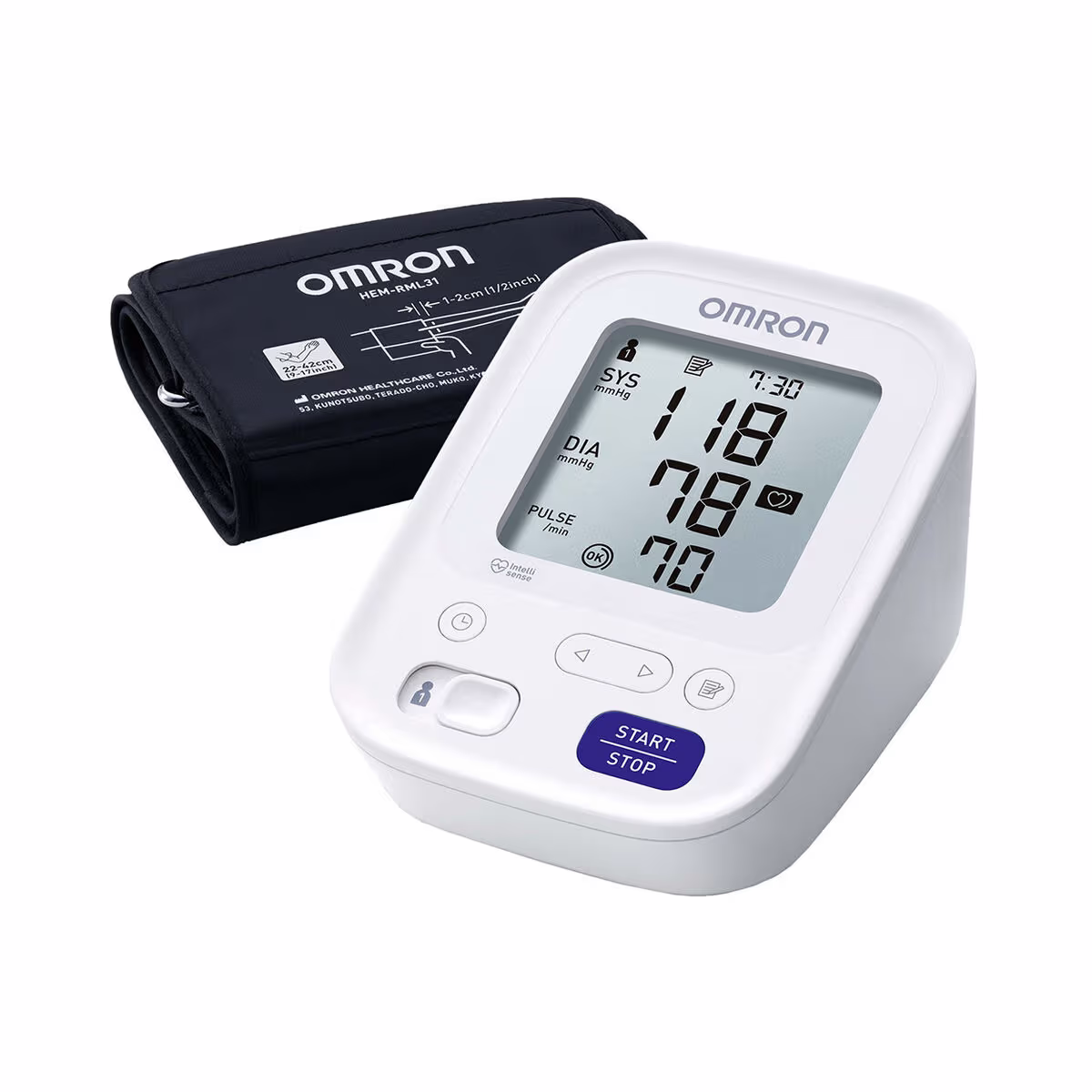 Image of OMRON M3 Blutdruckmessgerät – Blutdruckmessgerät/Herzfrequenzmessgerät