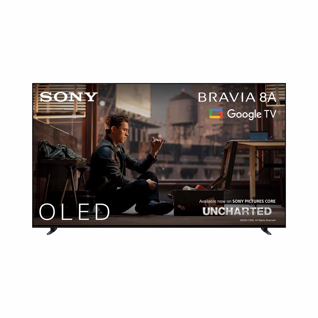 Image of Sony BRAVIA 8A - 77'', 4K UHD OLED, Google TV, 2025 OLED-Fernseher – schwarz