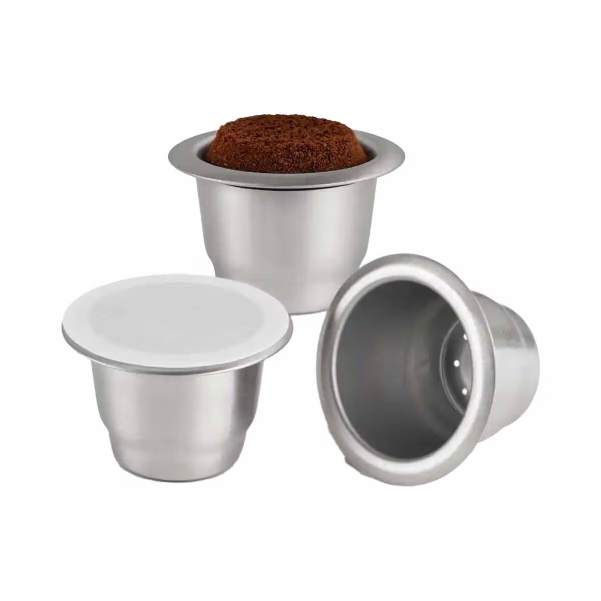 Image of CAPS ME Nespresso Pods 3 Stück Nespressokapseln – Diverses Kaffeemaschinen & Teemaschinen Zubehör – edelstahl