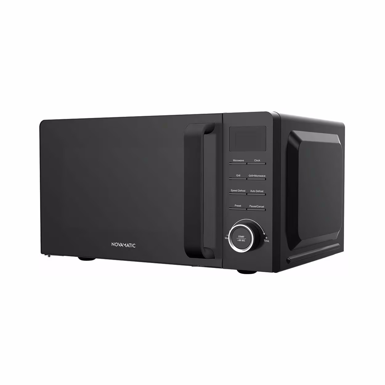 Novamatic Chef MW2000G Digital Mikrowelle mit Grill – schwarz
