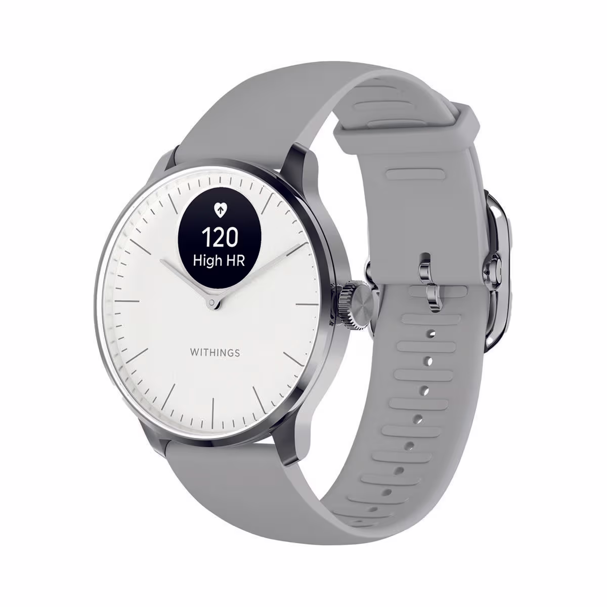 Image of Withings Scanwatch Light, White, 37mm Smartwatch – weiss
