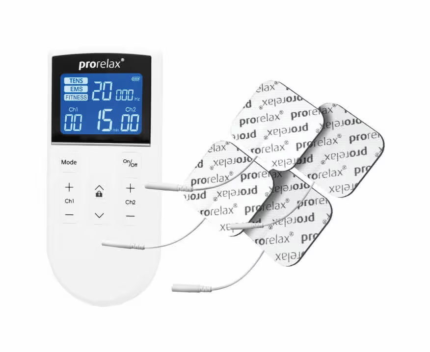Image of Prorelax TENS+EMS TRIO+ Therapiegerät – Muskelstimulator/EMS – weiss