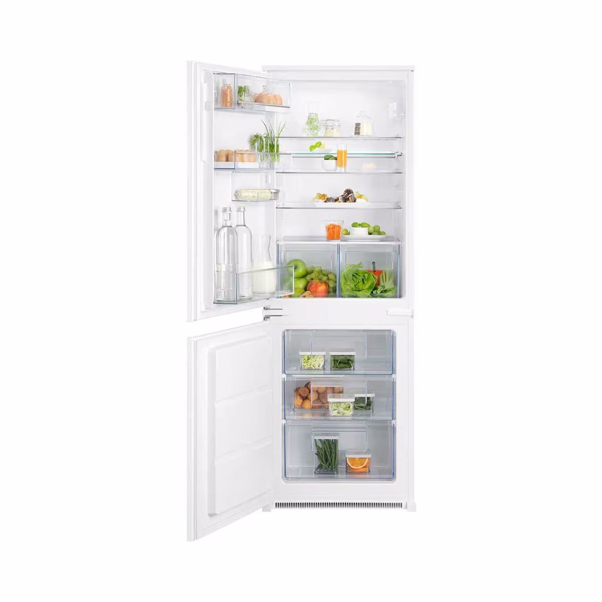 Electrolux IK2356BL Kühlschrank mit Gefrierfach vollintegriert – Einbaukühlschrank 60 cm vollintegriert
