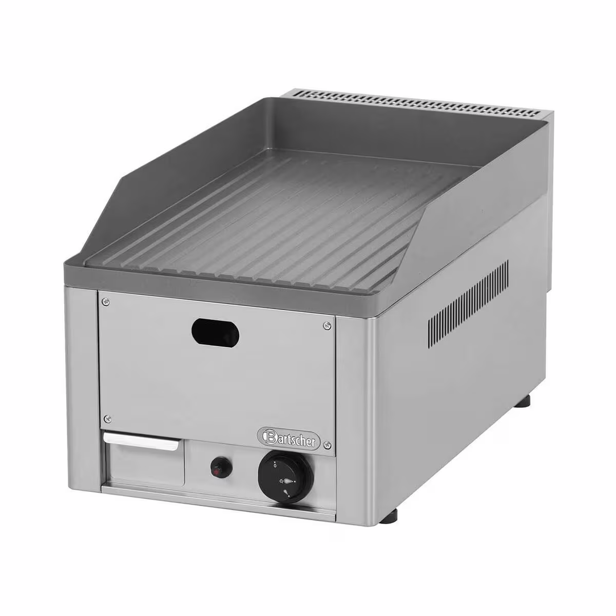 Image of Bartscher 320 Guss mit Erdgasanschluss Gas-Griddleplatte – Gastro Grill/Griddleplatte – grau