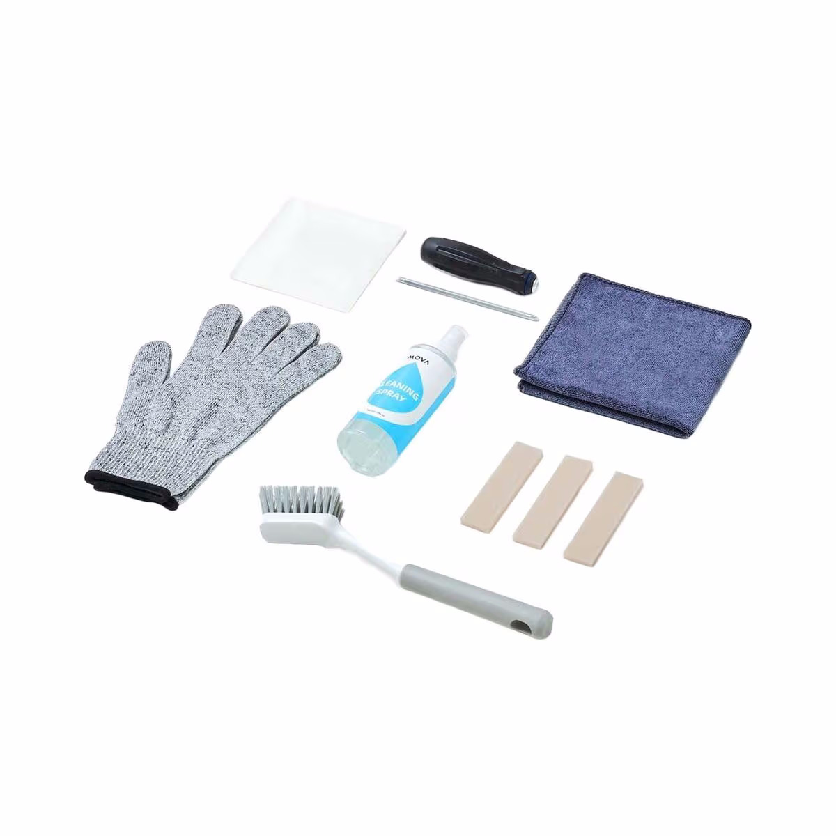 MOVA Cleaning Kit Reinigungsset – Rasenmäher Roboter – grau