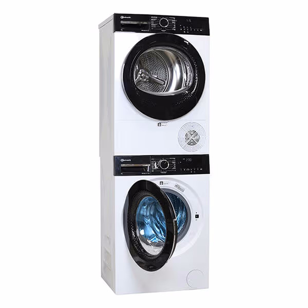 Bauknecht Set WAEN 85353 B + TRCEF 118 – Waschturm Set