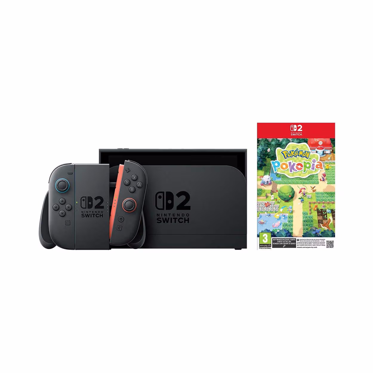 Nintendo Switch 2 + Pokémon Pokopia – schwarz