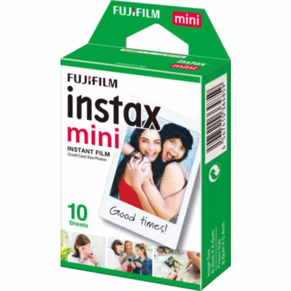 Fujifilm InstaxMini Single – Sofortbildkamera/Polaroid Kamera – weiss / grau