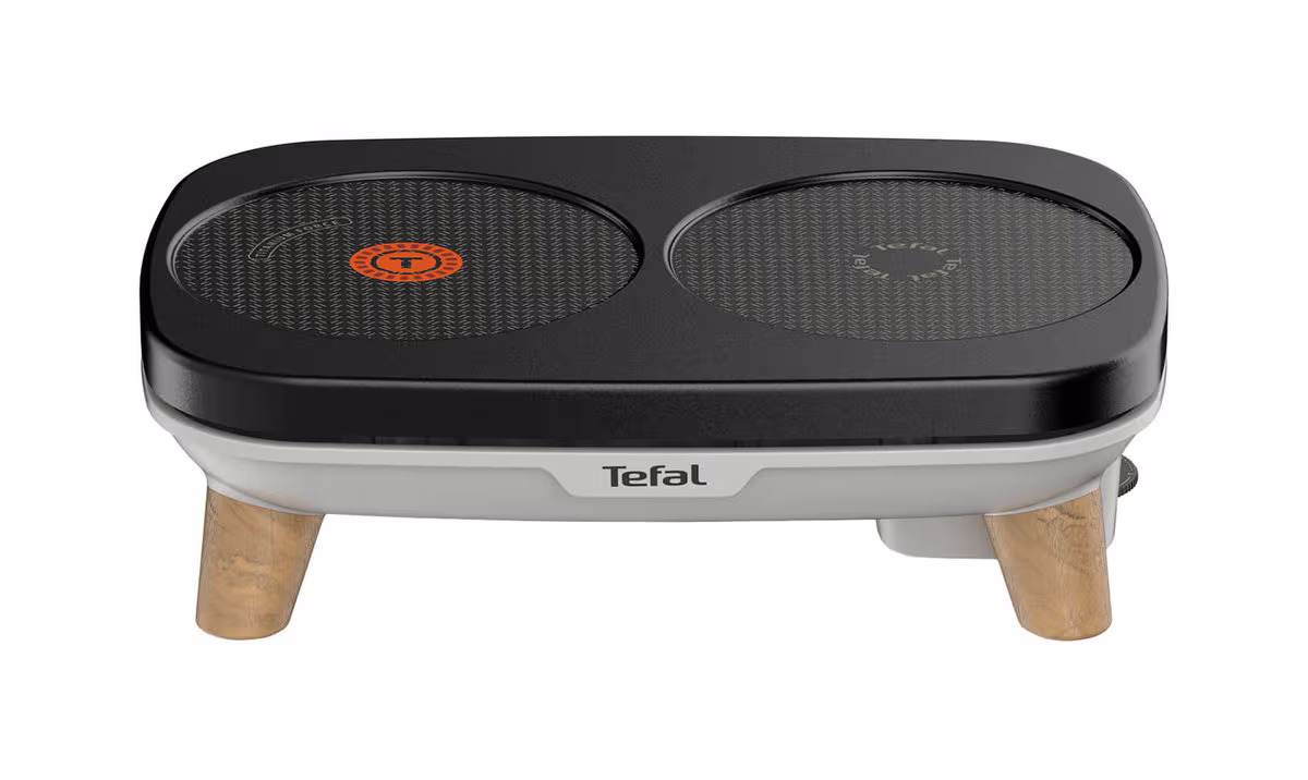 Tefal Crêpier Gourmet PY900DCH Crepe-Maker – Crepes Maschine/Crepes Maker – schwarz / grau