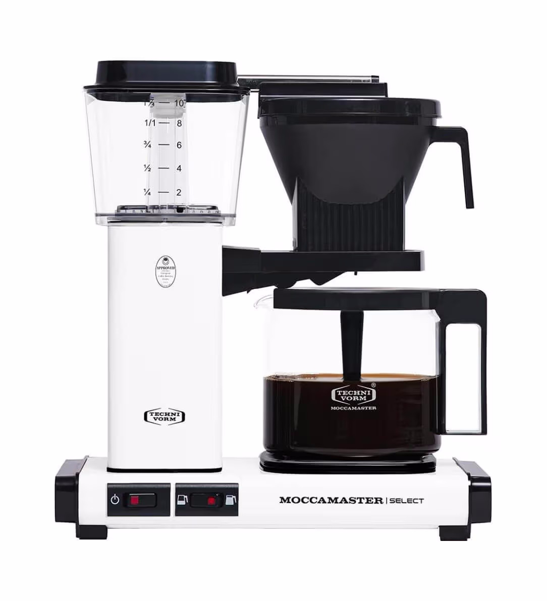 Image of Moccamaster KBG Select - matt white Filterkaffeemaschine – weiss